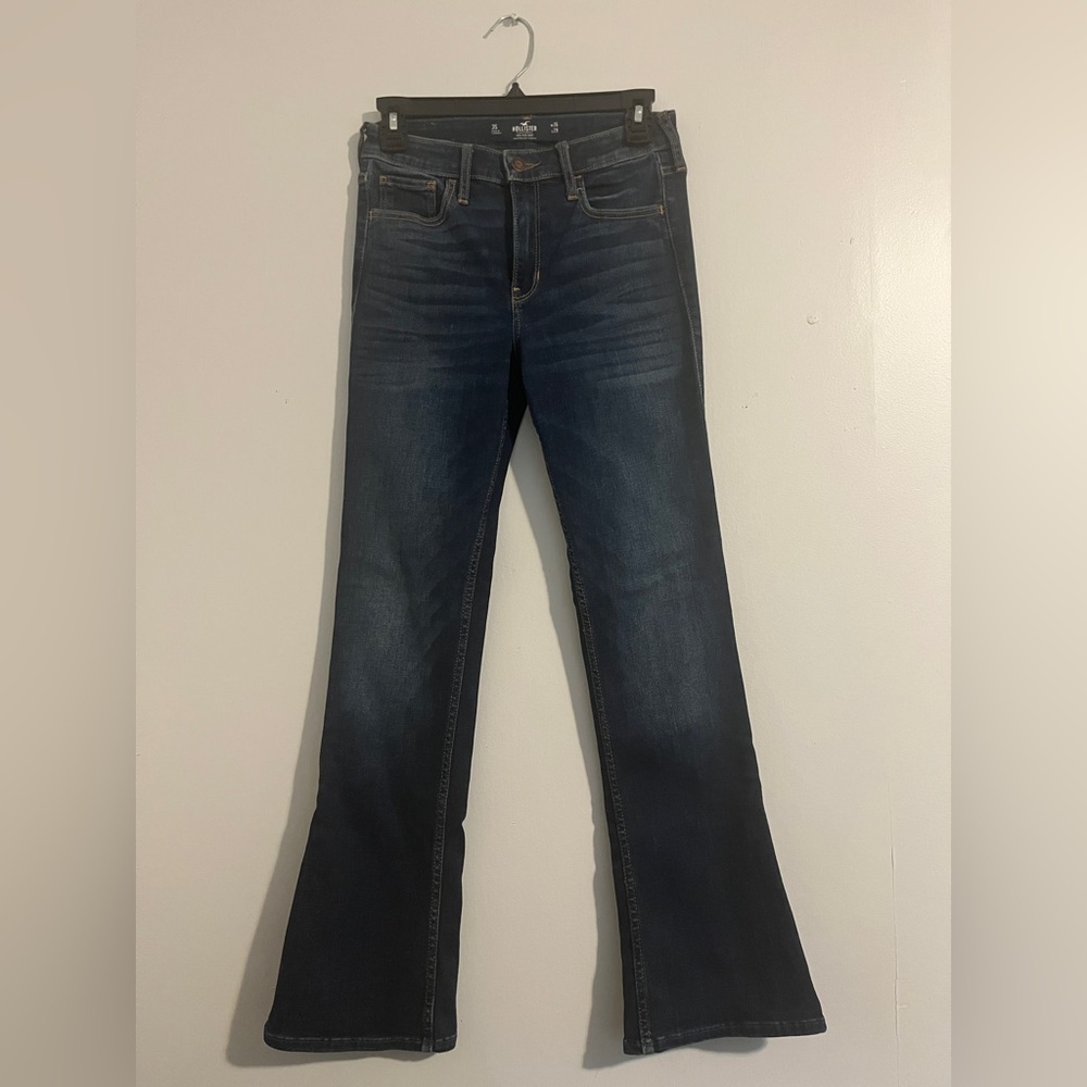 Hollister Women's Deep Indigo Boot Cut Jeans